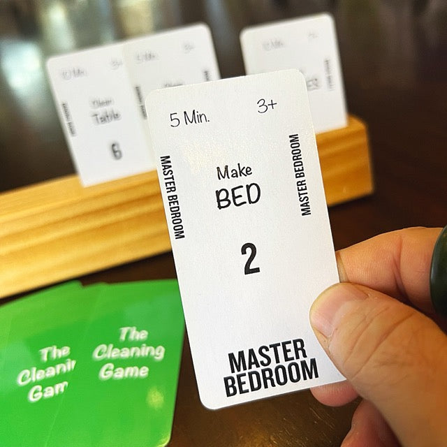 Deal out the cards that need doing, or pick just the one you're working on. Don't turn it over until it's complete!